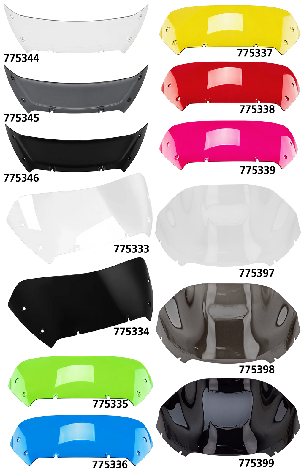 WINDSHIELD FOR SHARKNOSE FAIRINGS 2023 TO PRESENT