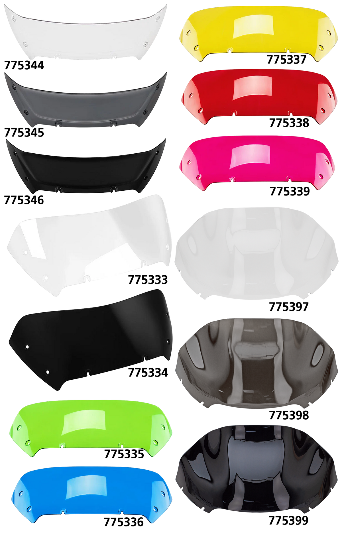 WINDSHIELD FOR SHARKNOSE FAIRINGS 2023 TO PRESENT