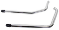DRAG PIPE SET WITH SHORT BLACK SLASH TIPS