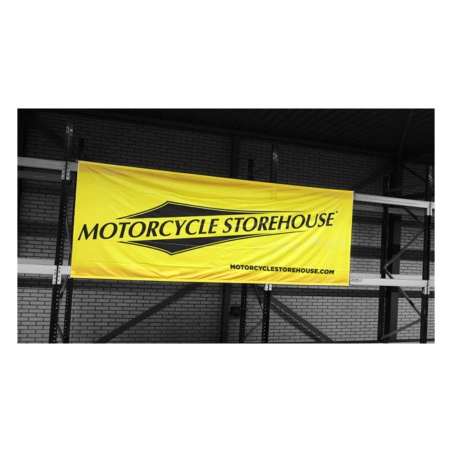 Motorcycle storehouse, logo event banner
