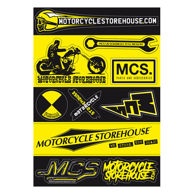 Motorcycle storehouse, Stick sheet A5