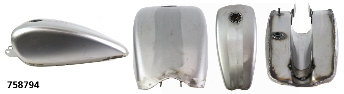 REPLICA XL 2 GALLON STEEL GAS TANK RAW