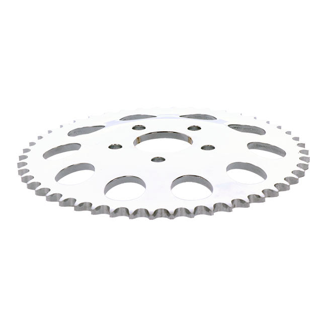 Rear sprocket, chrome. 48t — 82-85 FXR; 73-99 style offset chop (NU)