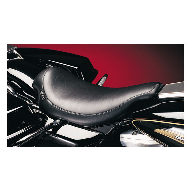 LePera, Silhouette solo seat. Smooth — 91-96 FLT/Touring (Excl. FLHR Road King) (NU)