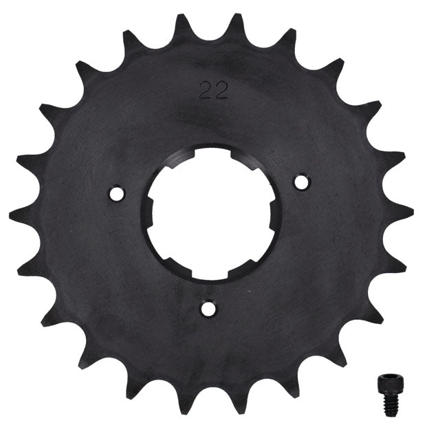 Transmission sprocket, 22t — 80-85 4-speed Big Twin (NU)