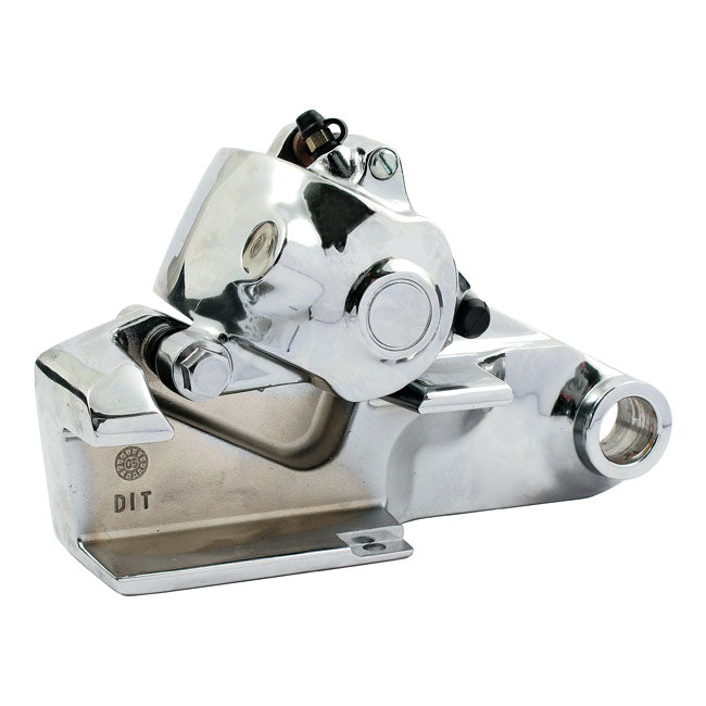 Brake caliper with bracket, rear. Chrome — 05-06 XL Sportster (NU)