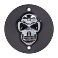 Skull point cover. Black/chrome — 86-03 XL Sportster (NU)