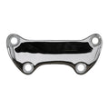 Handlebar clamp plain, with skirt — Various 73-23 Big Twin; XL Sportster (Excl. FLT/Touring). With 1" diameter bars