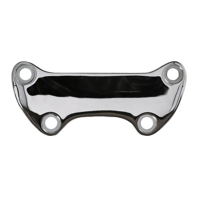 Handlebar clamp plain, with skirt — Various 73-23 Big Twin; XL Sportster (Excl. FLT/Touring). With 1" diameter bars