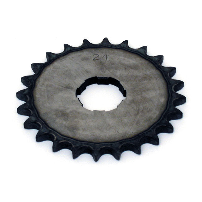 Transmission sprocket, 25t — 80-85 4-speed Big Twin (NU)