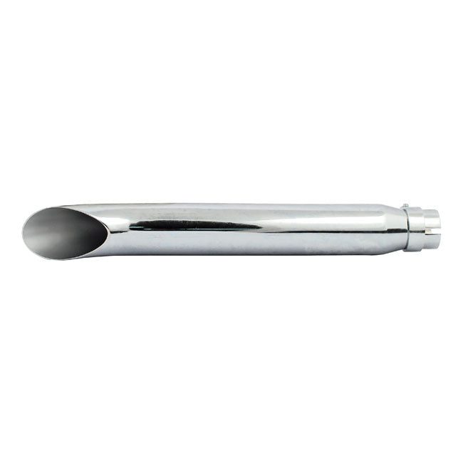 Turn out universal muffler 20" long chrome
