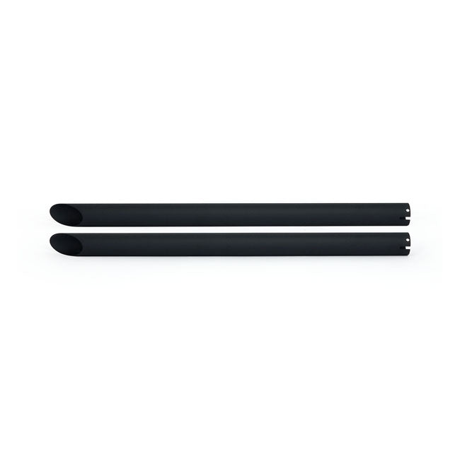 Universal head pipe extension set 30" long black — 1-3/4" head pipes