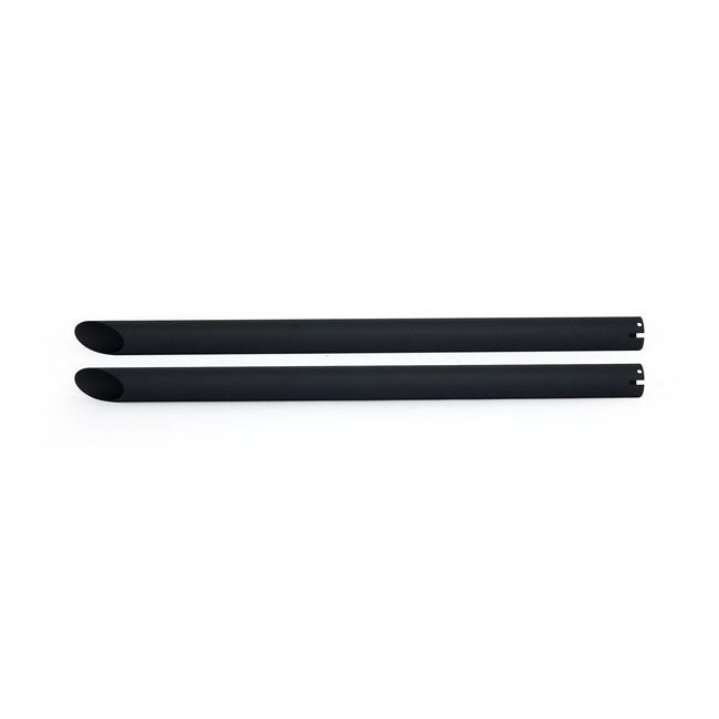 Universal head pipe extension set 32" long black — 1-3/4" head pipes