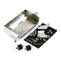Battery carrier tray. Chrome — 73-79 FX models (electric start only) (NU)