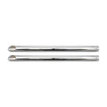 Universal head pipe extension set 30" long chrome