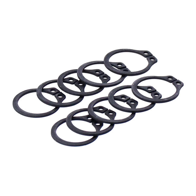 Retaining ring, clutch foot control rod end