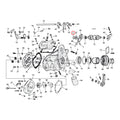 Retaining ring, shifter cam support — 80-00 5-speed Big Twin (Excl. 2000 Softail) (NU)