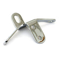 OEM style top motor mount. Chrome — 84-90 Softail (NU)