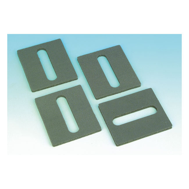 James, battery pad. Top & bottom — 52-64 K; KH; XL Sportster with 6-volt battery (NU)
