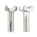 OEM type style risers, threaded. 4.5" rise. Chrome — 501531