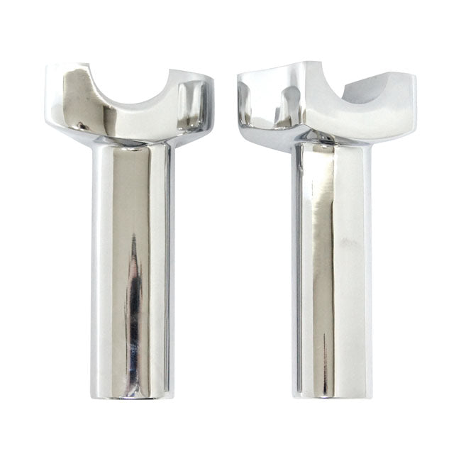OEM type style risers, threaded. 4.5" rise. Chrome — 501531