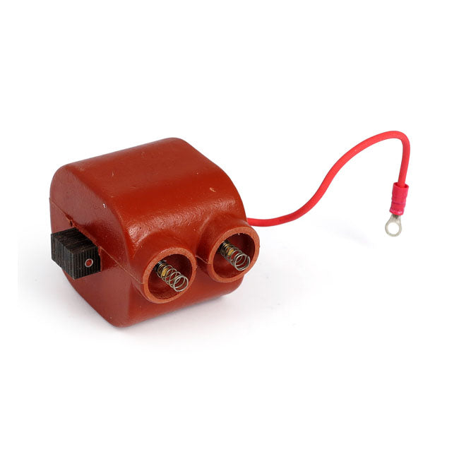 Morris, magneto coil. orange/brown