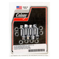 Colony, tappet block mount kit. OEM style, chrome — L53-E76 Big Twin (NU)