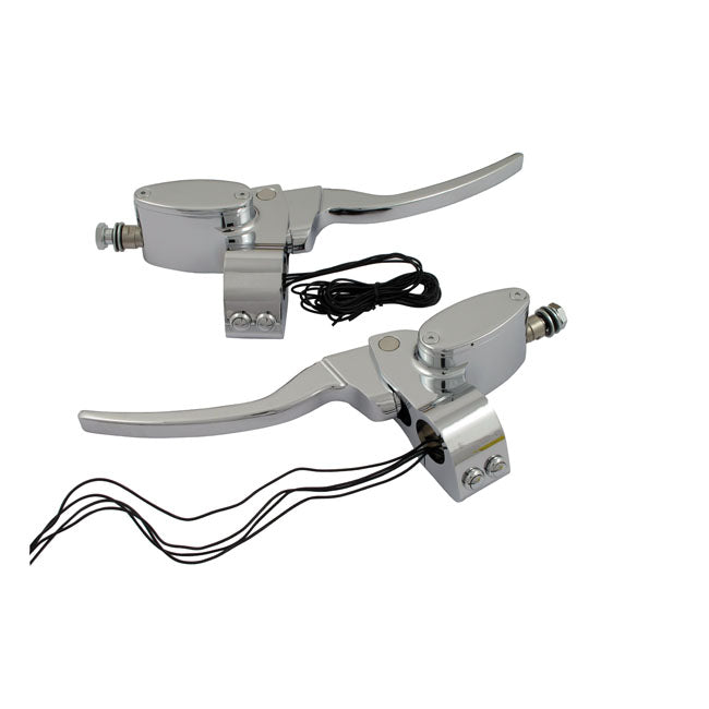 Custom handlebar control kit hydr. Clutch. Chrome — 502040