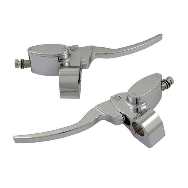 Custom handlebar control kit hydr. Clutch. Chrome — 502041