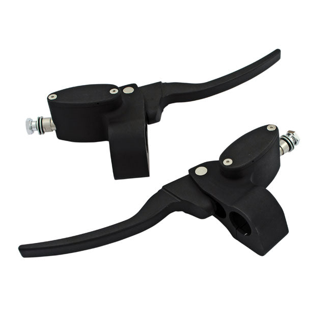 Custom handlebar control kit hydr. clutch. Matte black — 502043