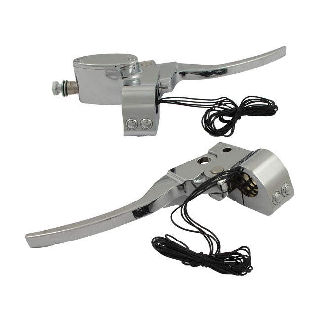 Custom handlebar control kit mech. Clutch. Chrome — 502044