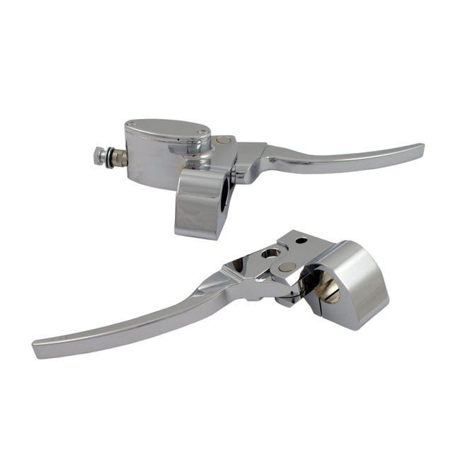 Custom handlebar control kit mech. Clutch. Chrome — 502046