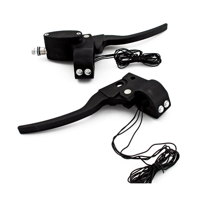 Custom handlebar control kit mech. clutch. Matte black — 502047