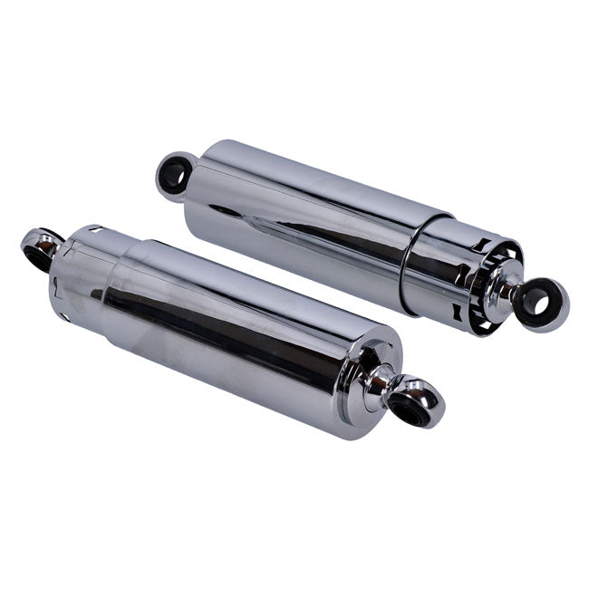Shock absorbers 11", full cover. Chrome