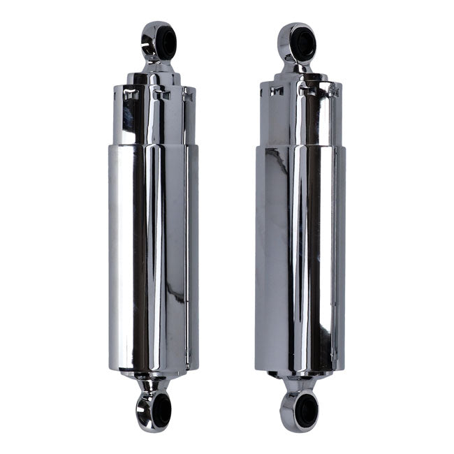 Shock absorbers 11", full cover. Chrome