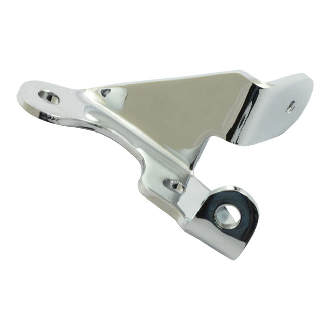 Oil tank/clutch cable mounting bracket. Chrome — 65-E79 FL; FX (NU)