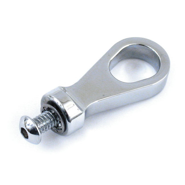 Billet cable guide, chrome