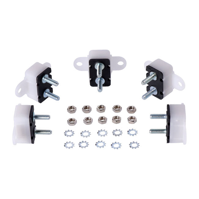 Circuit breaker, automatic. Dual mount, plastic. 15A