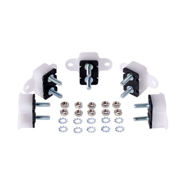 Circuit breaker, automatic. Dual mount, plastic. 30A