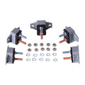 Circuit breaker, automatic. Dual mount, plastic. 50A