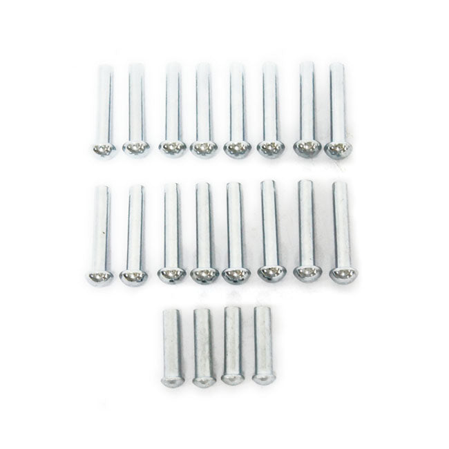 Rivet & dowel pin kit, rear sprocket — 67-72 Big Twin (NU) (hydr. drum brake)