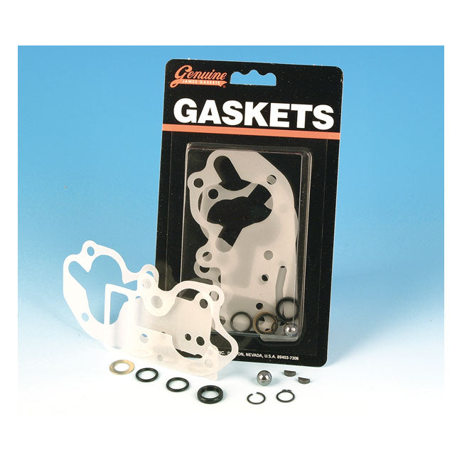 James, oil pump gasket & seal kit. Shovel/Evo B.T. — 81-91 Big Twin (NU)