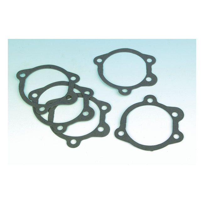 James, carb to air cleaner housing gasket. Keihin — 77-89 Big Twin; L76-87 XL Sportster. With OEM Keihin butterfly carburetor (NU)