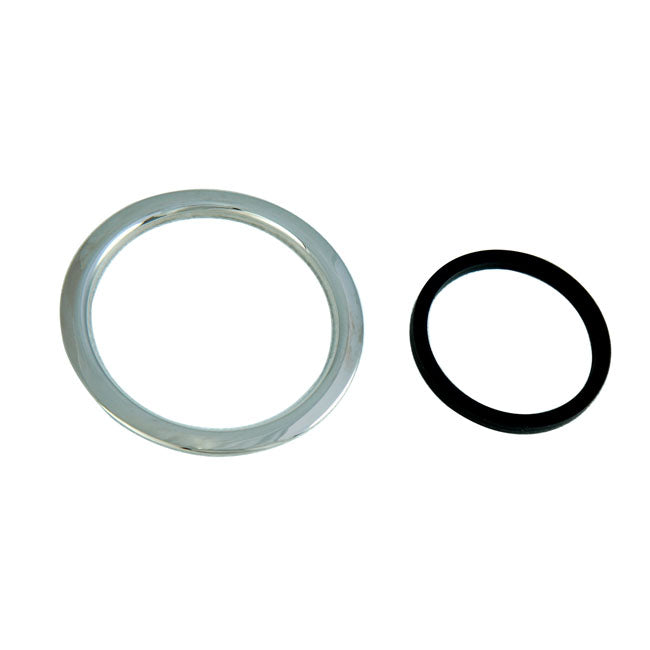 Paint protector trim ring, fuel tank — 96-26 H-D with screw-in cap & smooth top tank