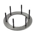 Backing plate, clutch