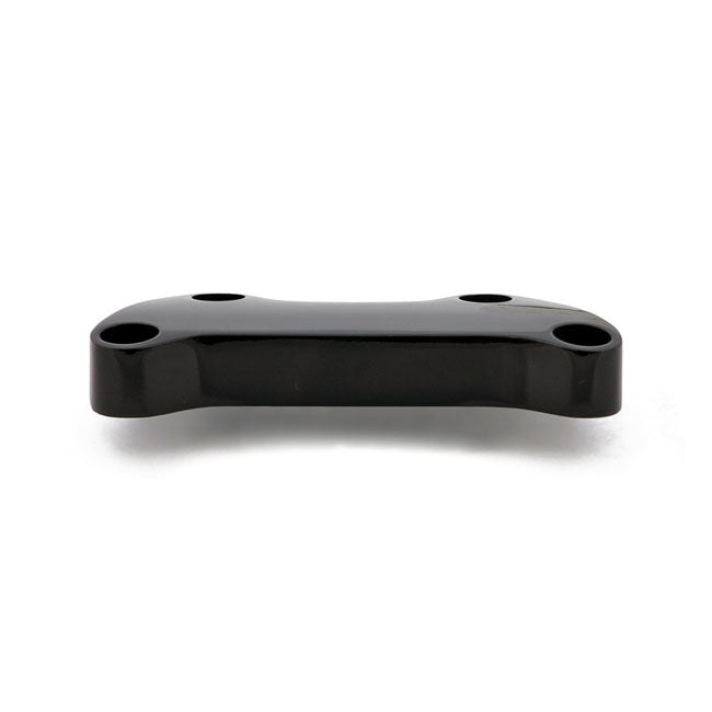 Handlebar top clamp, without skirt — Various 73-23 Big Twin; XL Sportster (Excl. FLT/Touring). With 1" diameter bars