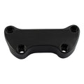 Handlebar top clamp, without skirt — Various 73-23 Big Twin; XL Sportster (Excl. FLT/Touring). With 1" diameter bars