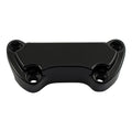Handlebar top clamp, without skirt — Various 73-23 Big Twin; XL Sportster (Excl. FLT/Touring). With 1" diameter bars