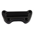 Handlebar top clamp, without skirt — Various 73-23 Big Twin; XL Sportster (Excl. FLT/Touring). With 1" diameter bars