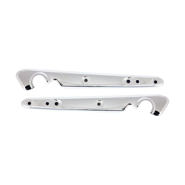 04-22 XL fender strut covers. Chrome